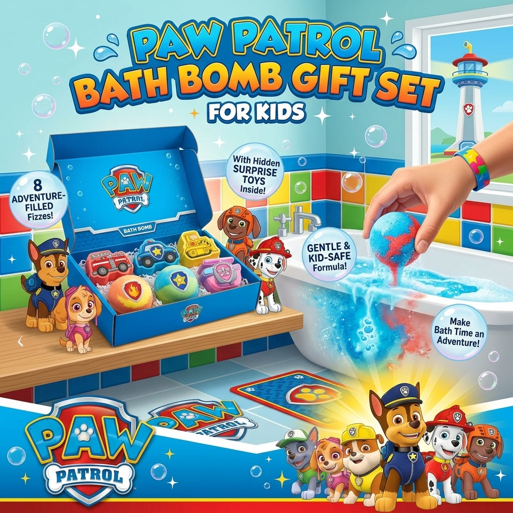 TheLittleBigStore PawFizz Surprise™ XL Bath Bomb Set