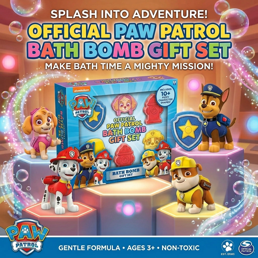 TheLittleBigStore PawFizz Surprise™ XL Bath Bomb Set