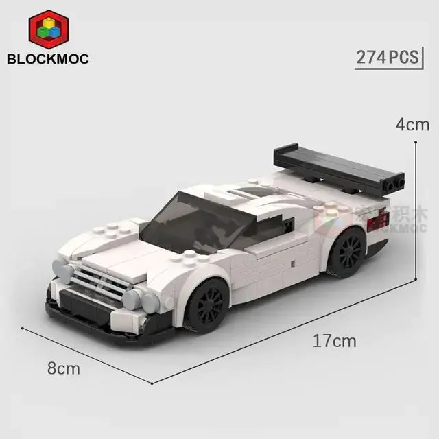 Brick Cars Mercedes Benz GTR C63, One G63 Maisha, Sharp E190 EVO, Sports Racing Car SUV Blocks Speed Master Racer Garage toy - The Little Big Store