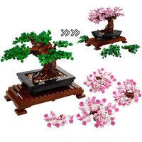 Bonsai Tree Flower Bouquet Perpetual Building Block Bricks Model - The Little Big Store