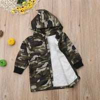 Camouflage Dinosaur Hooded Jacket for Boys - The Little Big Store