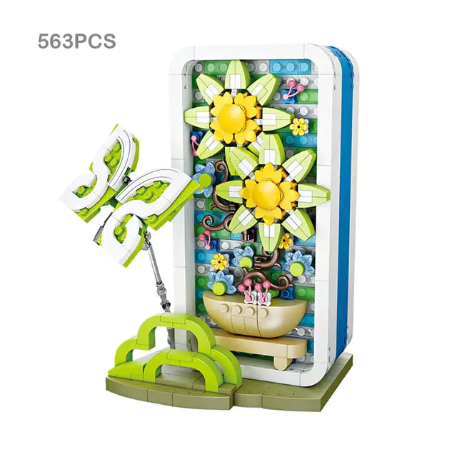 3D Flower Bricks Toy - The Little Big Store