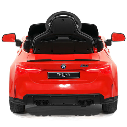 BMW M4 12V Kids Ride-On Car with R/C Parental Remote | Red - The Little Big Store