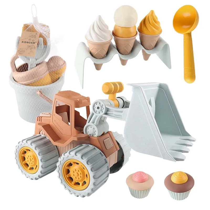 SunScooper™ Beach Bulldozer: Sweet Treats & Sunny Sands
