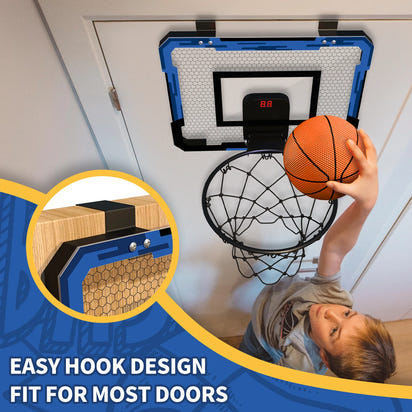 Slam Dunk Fun: Foldable Basketball Hoop Set for Kids 3+ - The Little Big Store