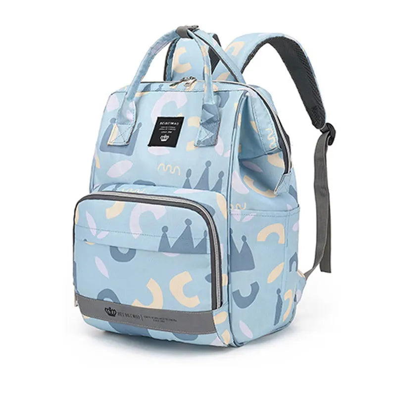 Stay Prepared in Style with Our Large Capacity Diaper Bag Backpack!