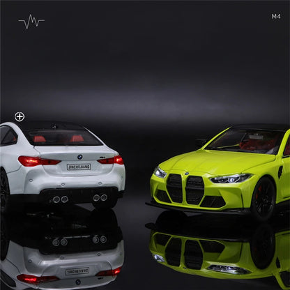 M4 G82 Coupe Diecast Racer – 1:24 Scale Alloy Sports Car with Lights & Sound 🚗✨