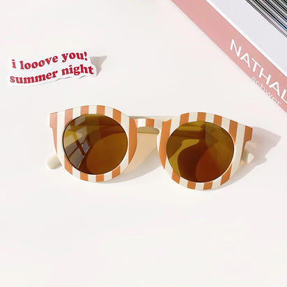 Little Luxe Vintage Round UV400 Sunglasses