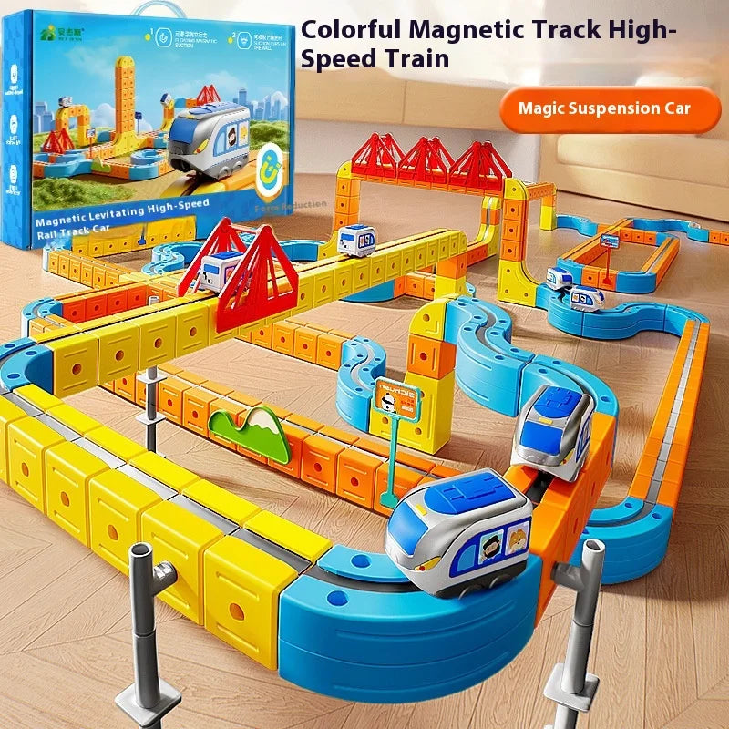 STEMExpress™ 3D Electric Train Set 🚂⚡ Build, Learn, and Ride!