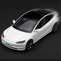 ⚡️ TeslaDream™ 2024 Model 3 Diecast Car – 1:32 Alloy Toy with Lights & Sound | High-Simulation Collectible Gift for Kids & Adults 🚗