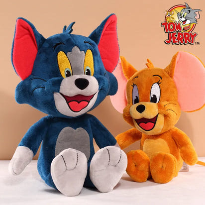 Tom and Jerry Snuggle Buddies: Adorable Plush Toy for Sweet Dreams and Cuddles! - The Little Big Store