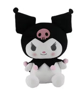 New Kawaii 25cm Sanrio Plush Toy Jade Dog Kuromi Dressing Doll Doll