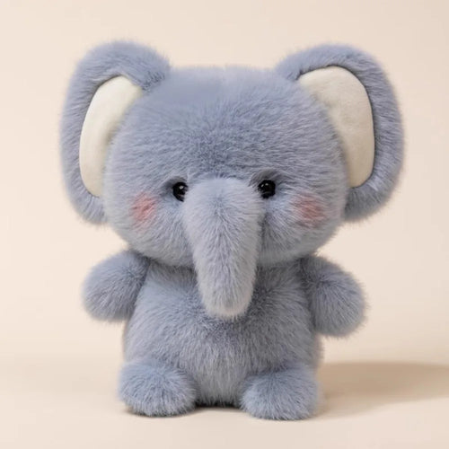 Cute Plush Companion Doll Anime Elephant Rabbit Bear Panda Cartoon