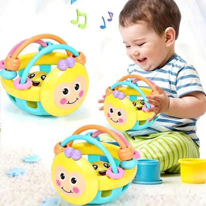 Baby Sensory Rattle Ball – 10cm Bendy Walker & Intelligence Development Toy - The Little Big Store