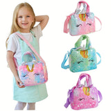 Unicorn Handbags For Girls Lovely Kids Crossbody Bag Children