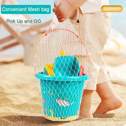 Sunny Sandcastle Fun: 18-Piece Beach Toy Set for Kids' Summer Adventures - The Little Big Store