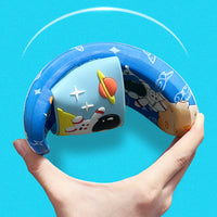 Cute Cartoon Astronaut Toddler Slippers for Boys and Girls Open-Toed Sandals - The Little Big Store