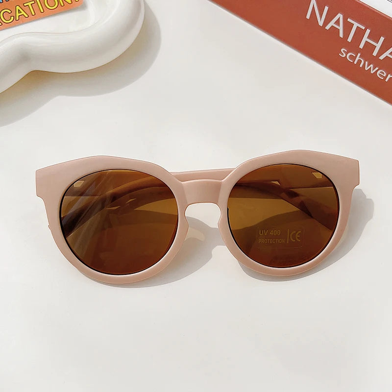 Little Luxe Vintage Round UV400 Sunglasses - The Little Big Store