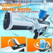 External water bottle holder with water splashes on a pool background
