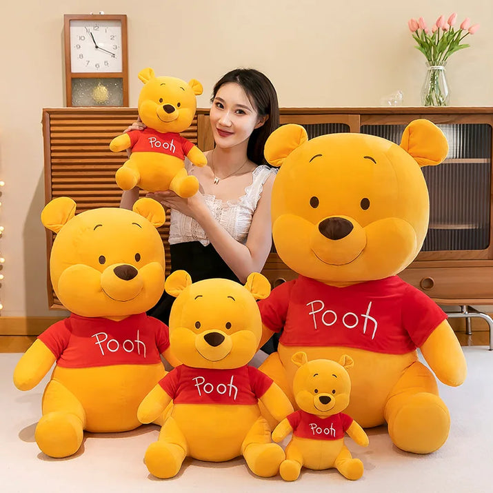 22-60cm Disney Winnie The Pooh Plush Toys Cute Large Stuffed Toys Cartoon Stuffed Anime Plushie Big Bear Doll Kid for Gifts - The Little Big Store