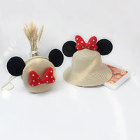 Sunshine Blossom Set: Summer Straw Hat and Handbag Ensemble for Girls - The Little Big Store