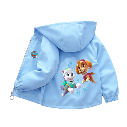 🐾 Paw Patrol Pals™ Spring Hoodie Jacket – Kids’ Cartoon Windbreaker for Boys & Girls (2-8 Years) 🌸🧥