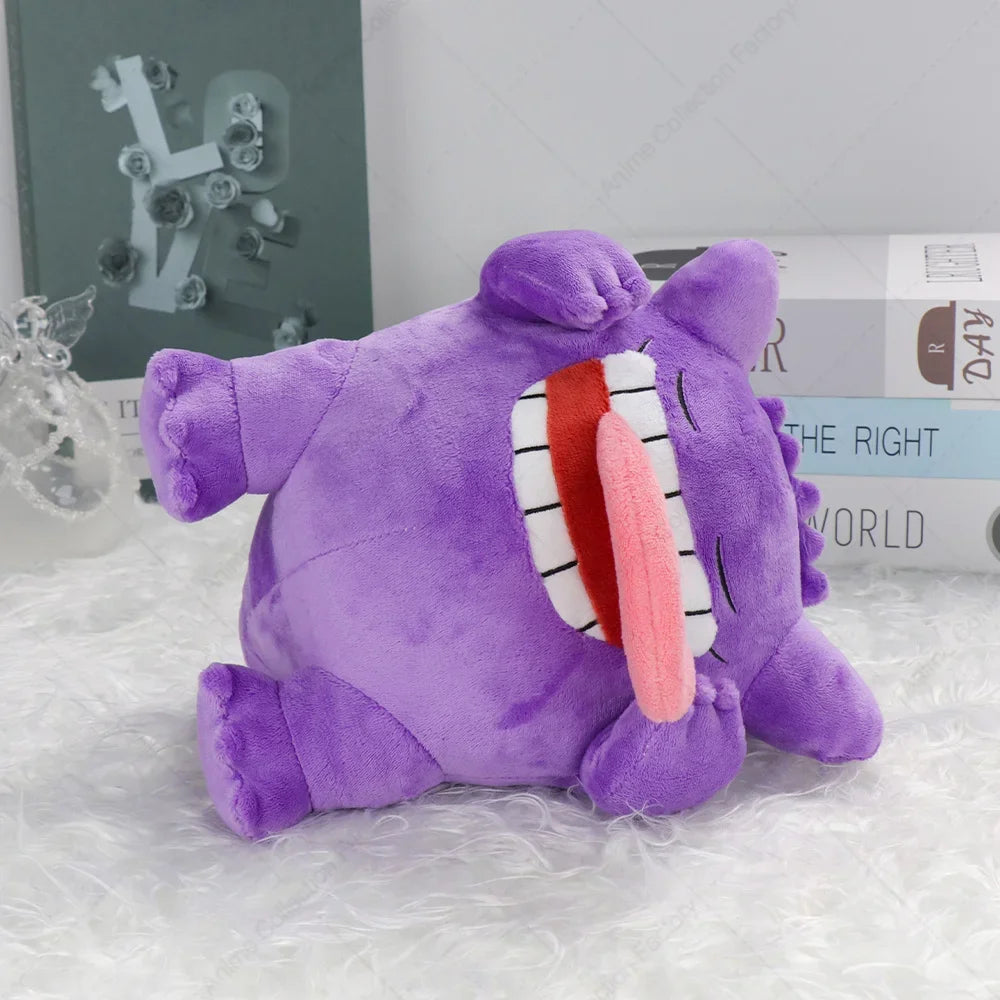 New Pokemon Sleeping Gengar Plush Toys Anime Pocket Monster Mega