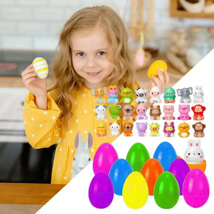 SquishEggs™ Surprise – Prefilled Easter Eggs with Slow-Rise Squishy Toys - The Little Big Store