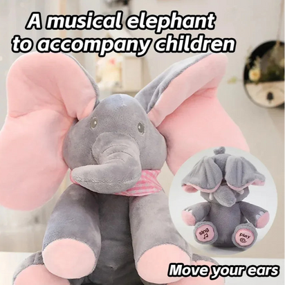 🎶 PeekabooPals™ – The Singing Elephant That Plays, Cuddles & Charms! 🐘💖