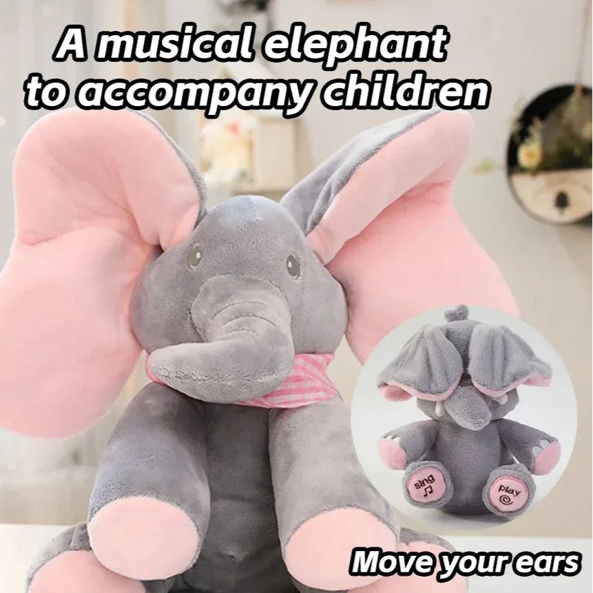 🎶 PeekabooPals™ – The Singing Elephant That Plays, Cuddles & Charms! 🐘💖