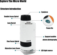 MicroExplorer Pocket Science Microscope Kit - The Little Big Store