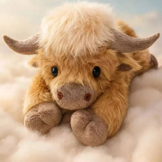 MooHug Highland Cow Plush Toy