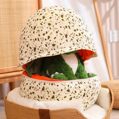 DinoSurprise: Transforming Dinosaur Egg Plush Toy - The Little Big Store