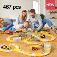 ElectroTrack Builders: Interactive Educational Toy Car Set - The Little Big Store
