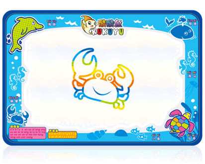 🎨 AquaDoodle Magic Water Drawing Mat – Educational Toy for Kids! 🌊✨