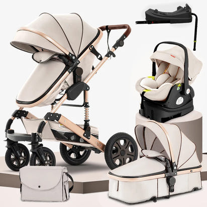 WanderWheels: 3-in-1 Portable Baby Stroller & Car Seat Combo - The Little Big Store