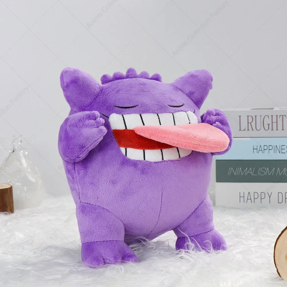 New Pokemon Sleeping Gengar Plush Toys Anime Pocket Monster Mega