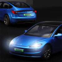 ⚡️ TeslaDream™ 2024 Model 3 Diecast Car – 1:32 Alloy Toy with Lights & Sound | High-Simulation Collectible Gift for Kids & Adults 🚗