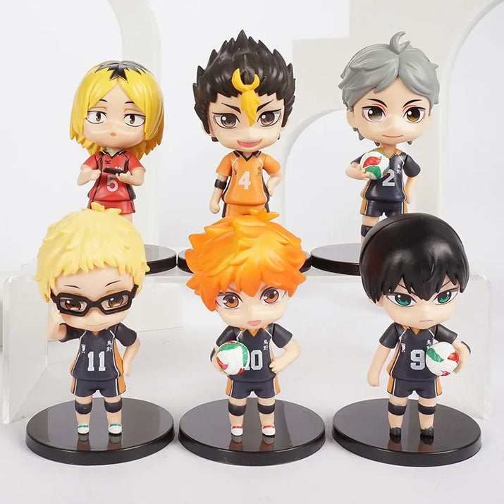 Haikyuu!! Heroes Unleashed: Collectible Figures of Kenma, Hinata, Bokuto, and Nishinoya - Your Anime Dream Team in Miniature! 🏐🌟 - The Little Big Store