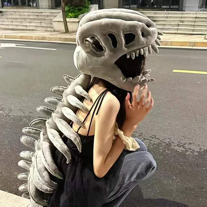 DinoRoar™ Plush Dinosaur Hood Hat