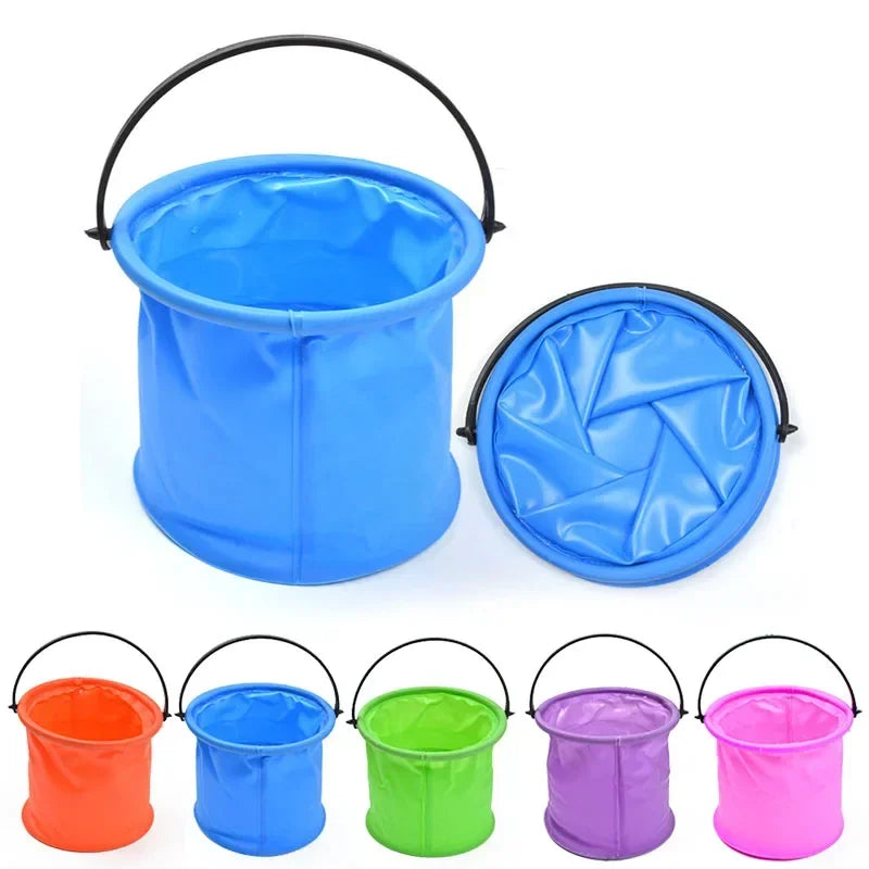 Fold & Fun Beach Sand Bucket: Collapsible Toy Bucket for Endless Outdoor Play