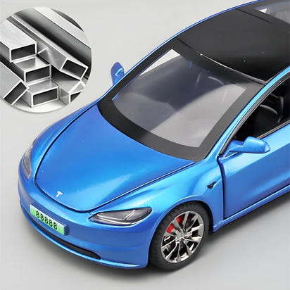 ⚡️ TeslaDream™ 2024 Model 3 Diecast Car – 1:32 Alloy Toy with Lights & Sound | High-Simulation Collectible Gift for Kids & Adults 🚗