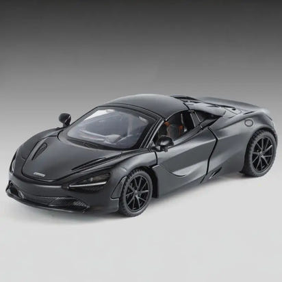 1:32 McLaren 720s Supercar Sports Alloy Diecast Model Car Sound And Light Pull Back Children Toys Cars Birthday Gifts With Kids