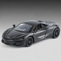 1:32 McLaren 720s Supercar Sports Alloy Diecast Model Car Sound And Light Pull Back Children Toys Cars Birthday Gifts With Kids