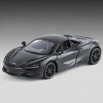 1:32 McLaren 720s Supercar Sports Alloy Diecast Model Car Sound And Light Pull Back Children Toys Cars Birthday Gifts With Kids