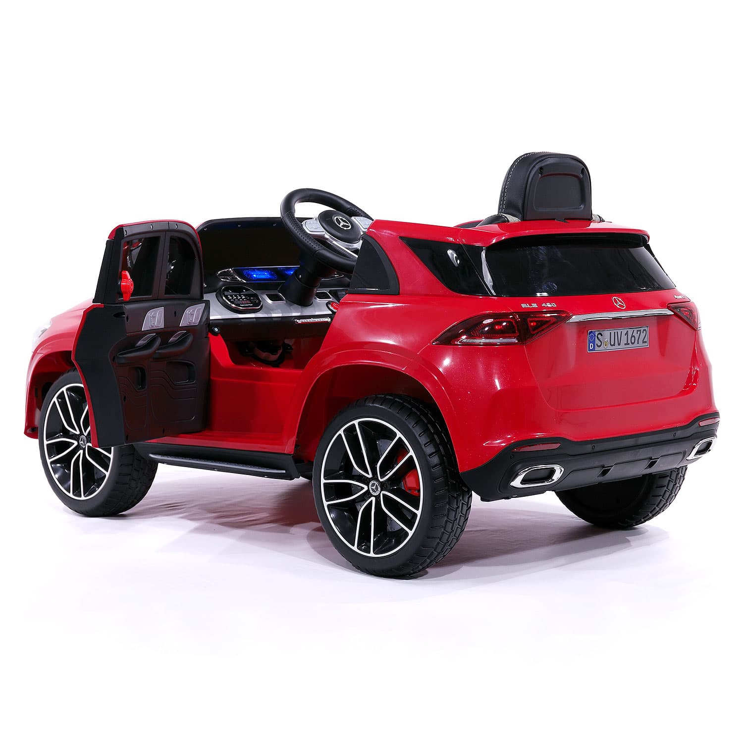 Mercedes GLE450 12V Kids Ride-On Car SUV with R/C Parental Remote | Red - The Little Big Store