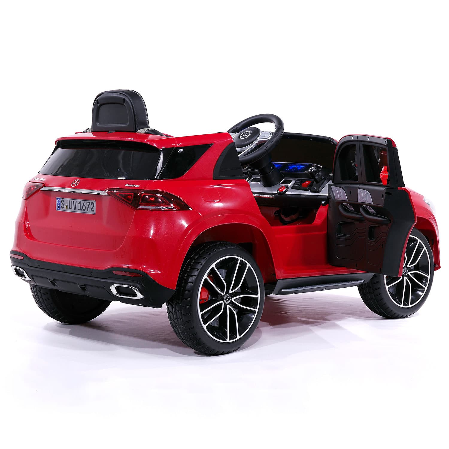 Mercedes GLE450 12V Kids Ride-On Car SUV with R/C Parental Remote | Red - The Little Big Store