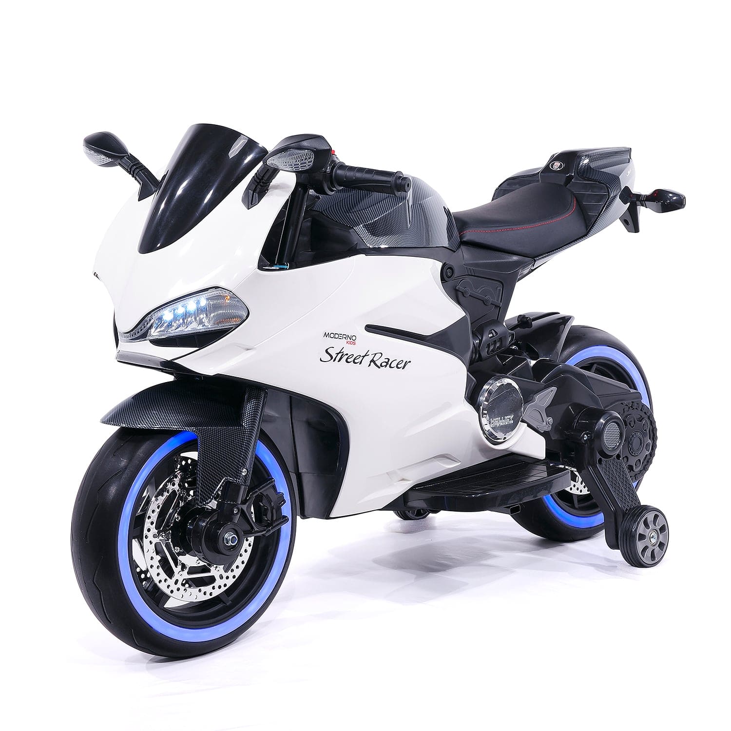 Street Racer 12V Electric Kids Ride-On Motorcycle | Black - The Little Big Store