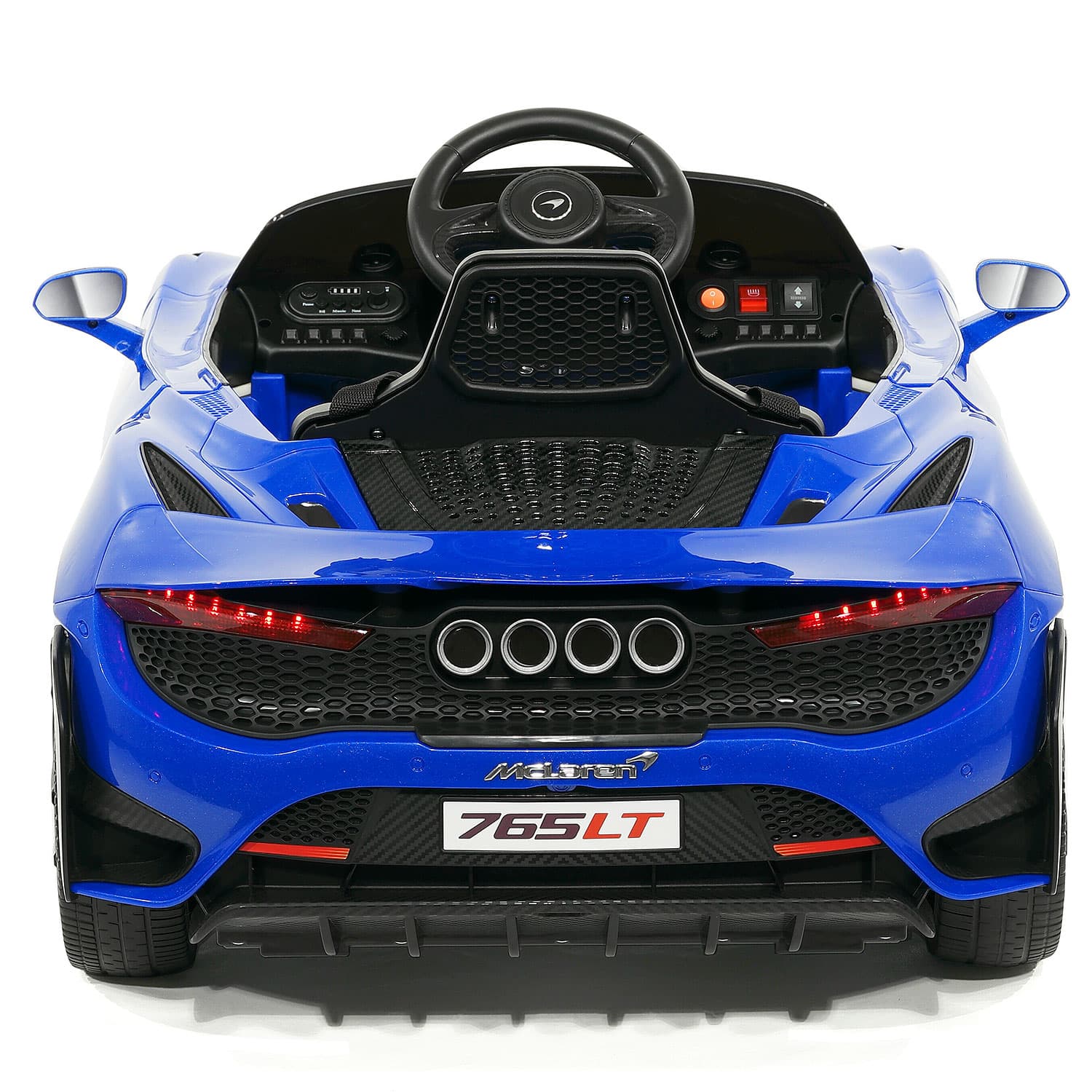McLaren 765LT 12V Kids Ride-On Car with R/C Parental Remote | Blue - The Little Big Store