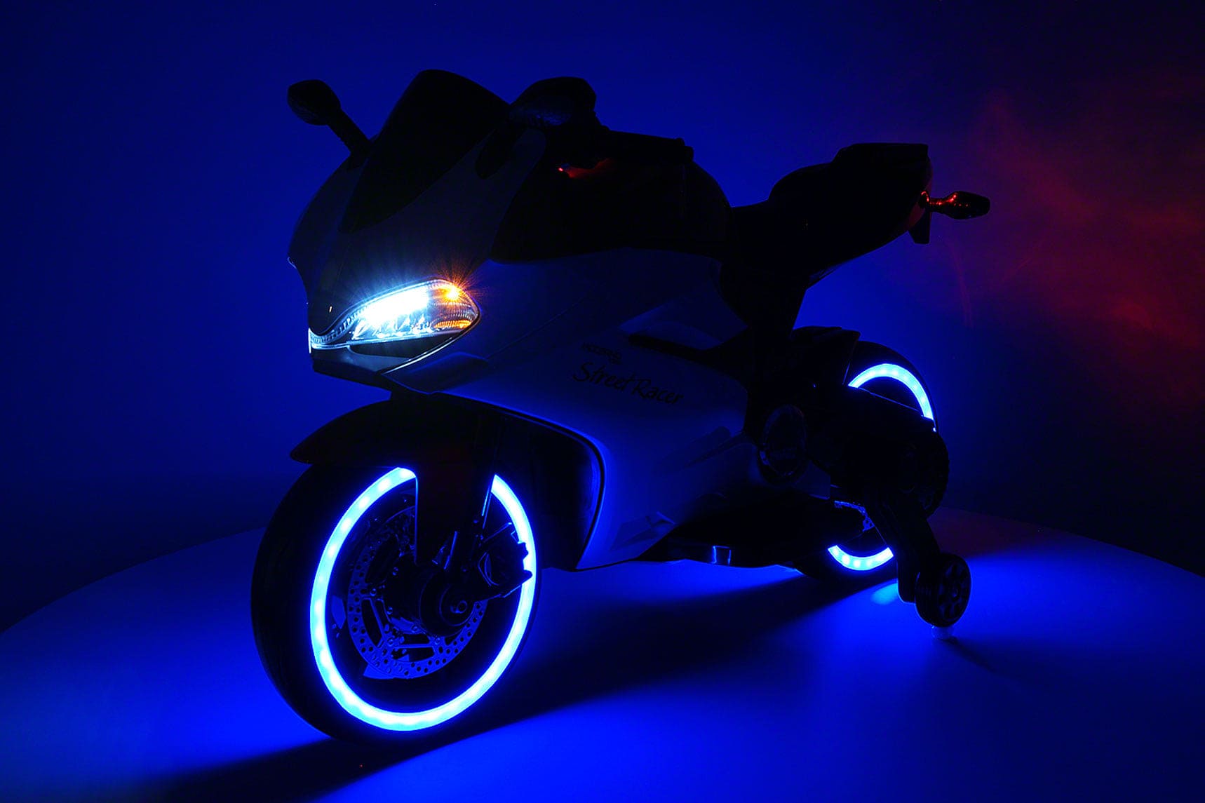 Street Racer 12V Electric Kids Ride-On Motorcycle | Red - The Little Big Store